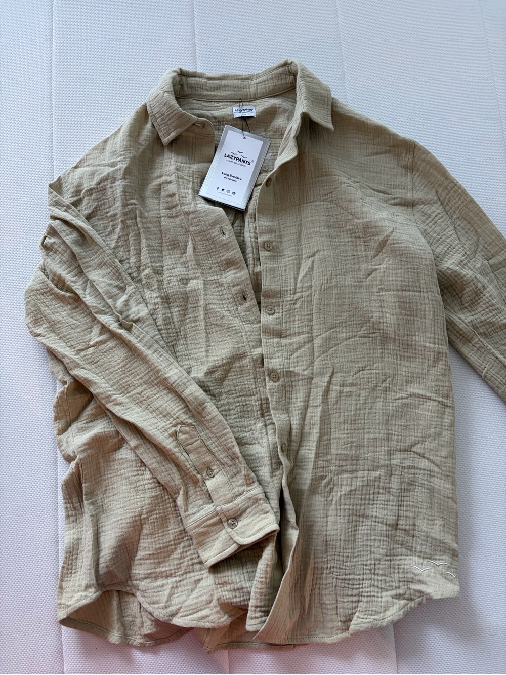 Lazypants Brand Button-Up Shirt